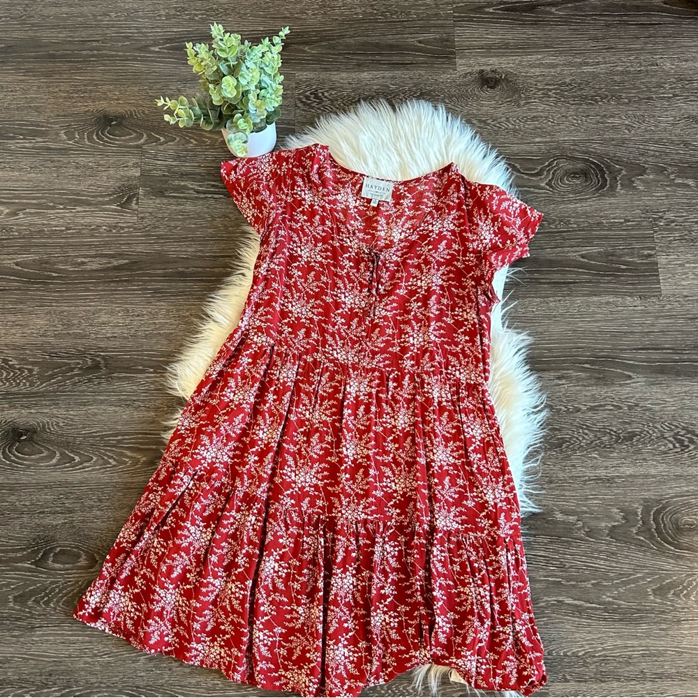 Floral Short Sleeve Dress